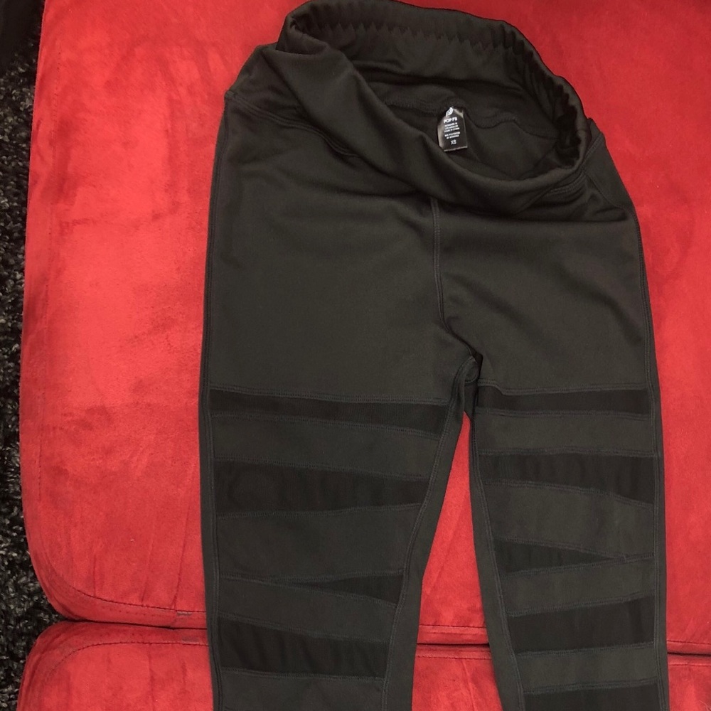 Sexy mesh detail leggings